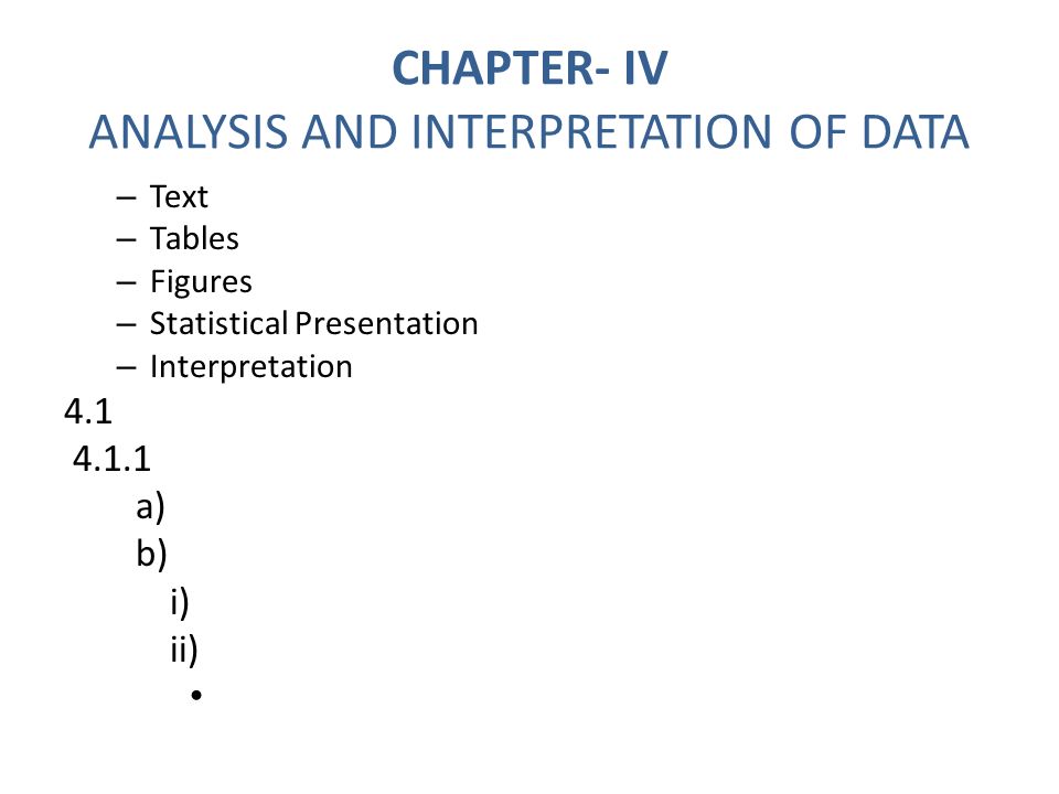 How To Write Analysis Chapter Dissertation