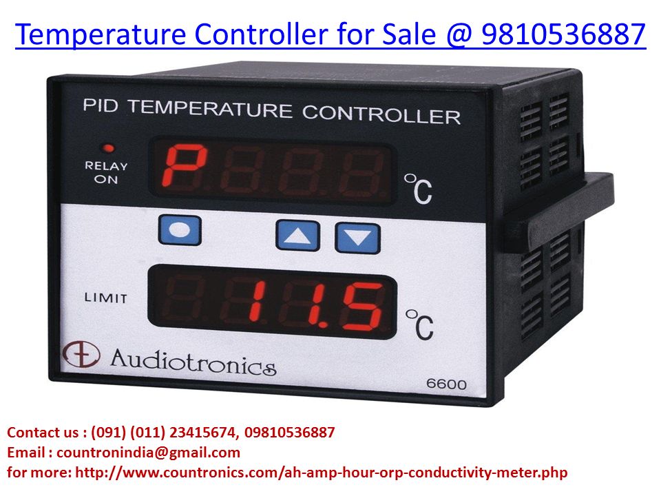 Temperature Controller for Contact us : (091) (011) , for more: