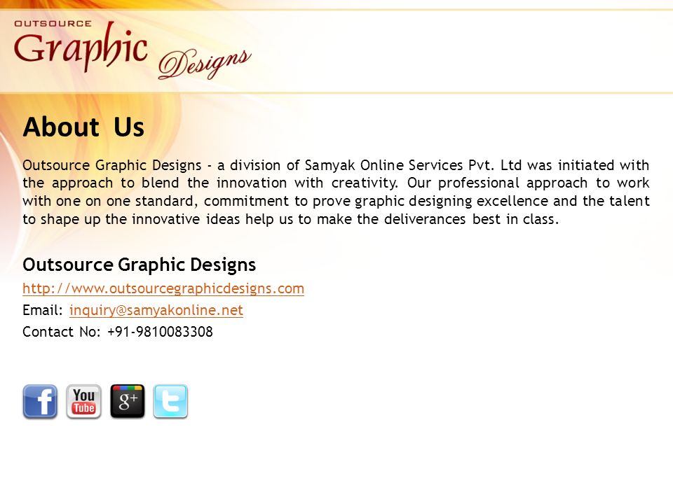 About Us Outsource Graphic Designs - a division of Samyak Online Services Pvt.