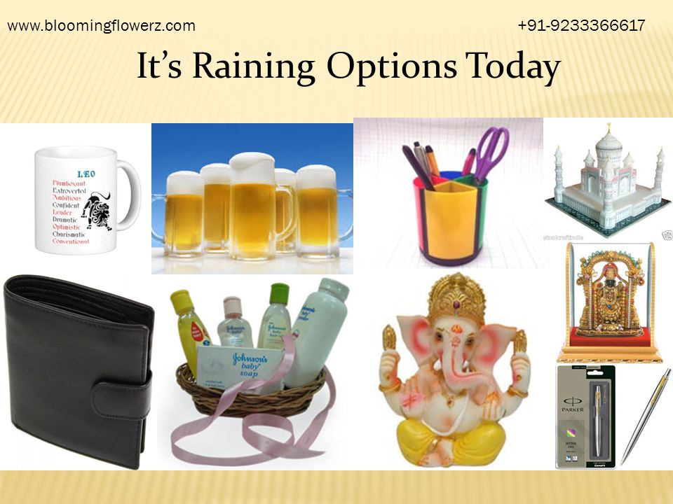 It’s Raining Options Today