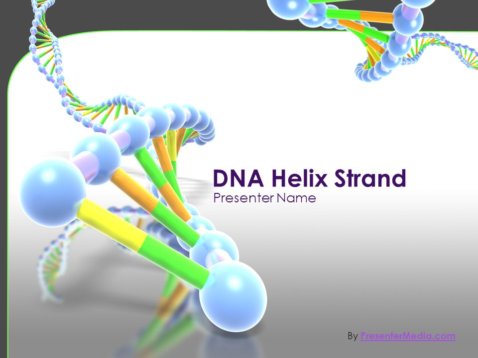 DNA Helix Strand By PresenterMedia.com PresenterMedia.com