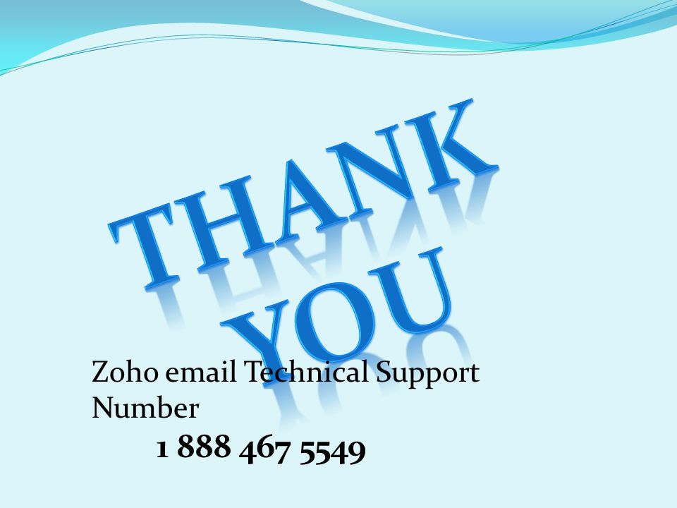 Zoho  Technical Support Number