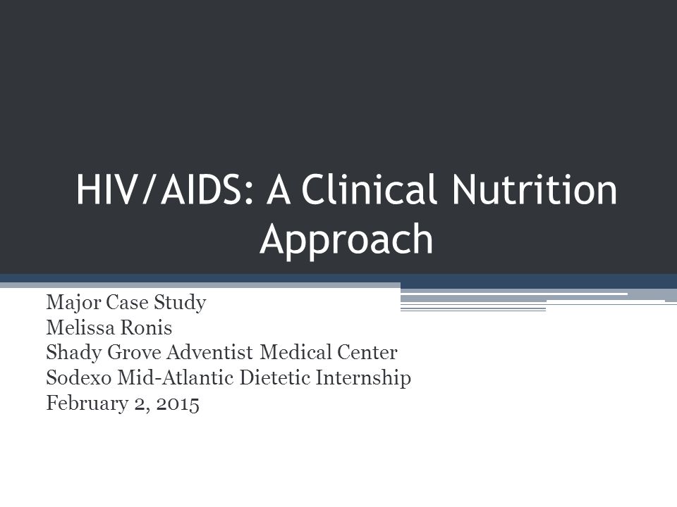 Hiv aids case study examples