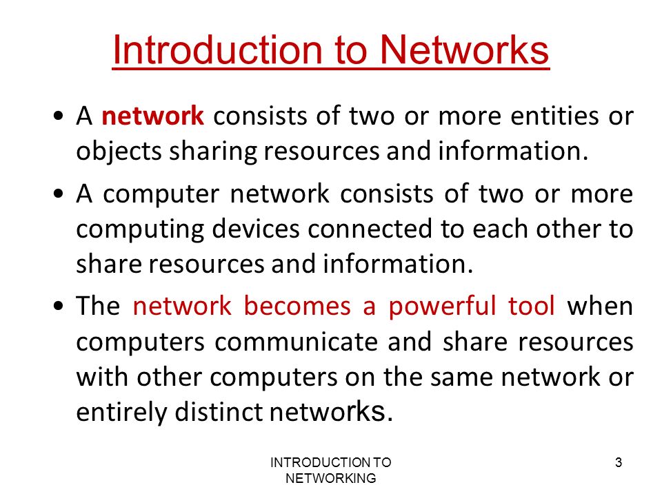 networking resources