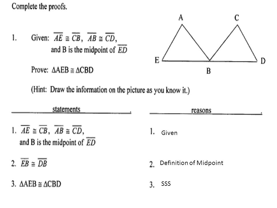 Worksheets Geometry Worksheet Congruent Triangles Answers geometry worksheets congruent triangles 3 given definition of 2 midpoint sss sss