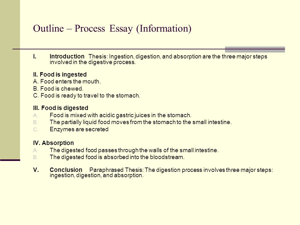 proces essay Process essay topics a process essay is written to explain how to do something or a process of doing something since it is a process, it is sequential and should be followed step by step plenty of process essay topics can be chosen. proces essay Process essay topics a process essay is written to explain how to do something or a process of doing something since it is a process, it is sequential and should be followed step by step plenty of process essay topics can be chosen.