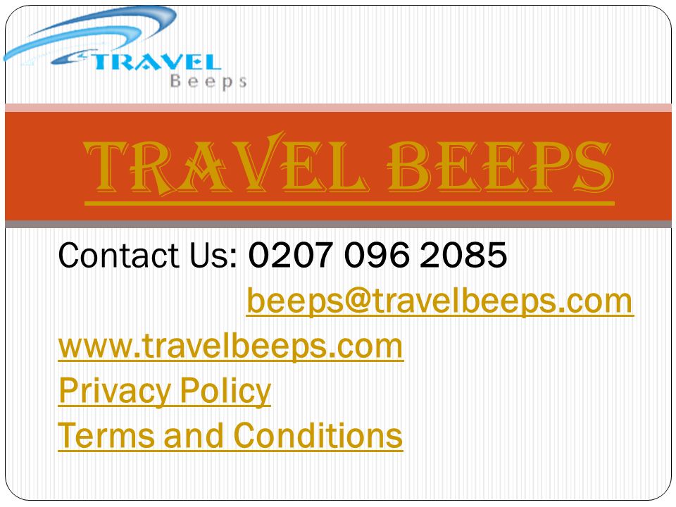 Travel Beeps Contact Us: Privacy Policy Terms and Conditions