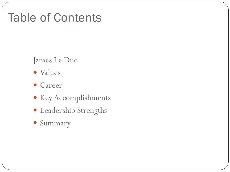 career accomplishments