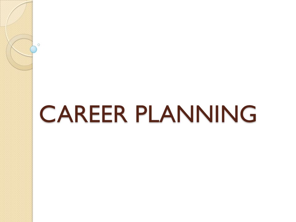 career planning definition