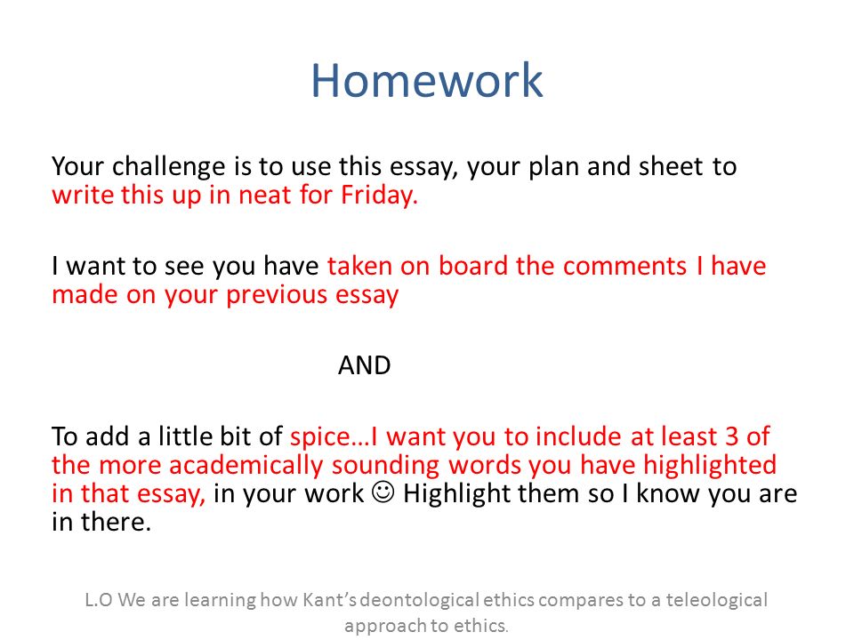 challenge essay challenge essay