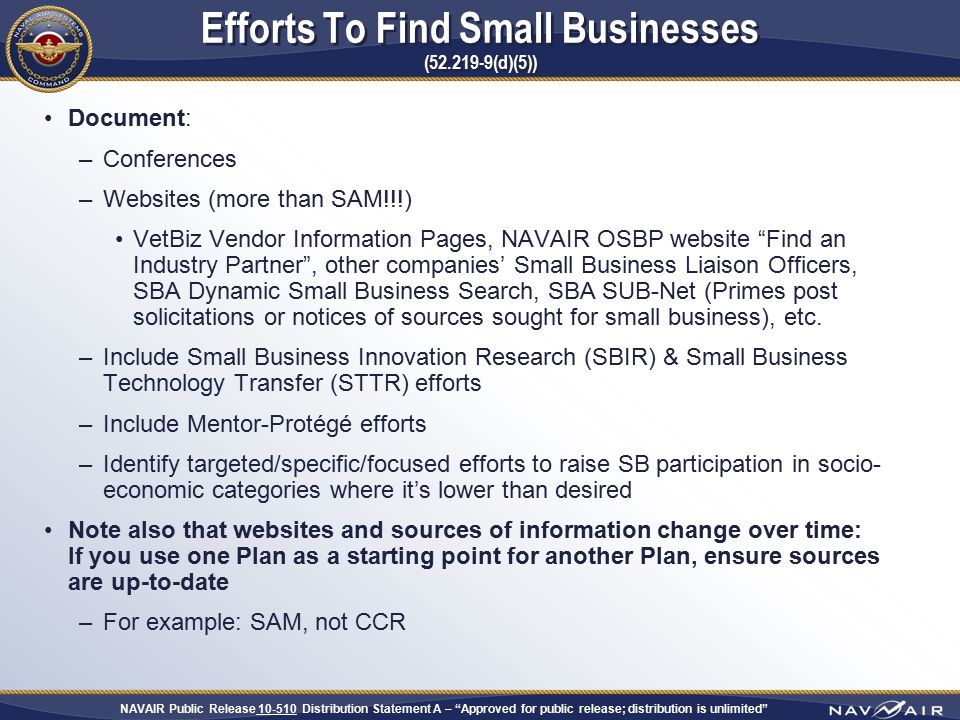 Far 52.219 9 Small Business Subcontracting Plan