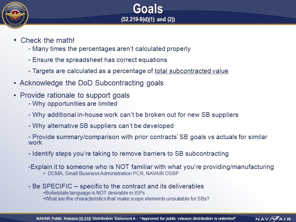 Far 52.219 9 Small Business Subcontracting Plan