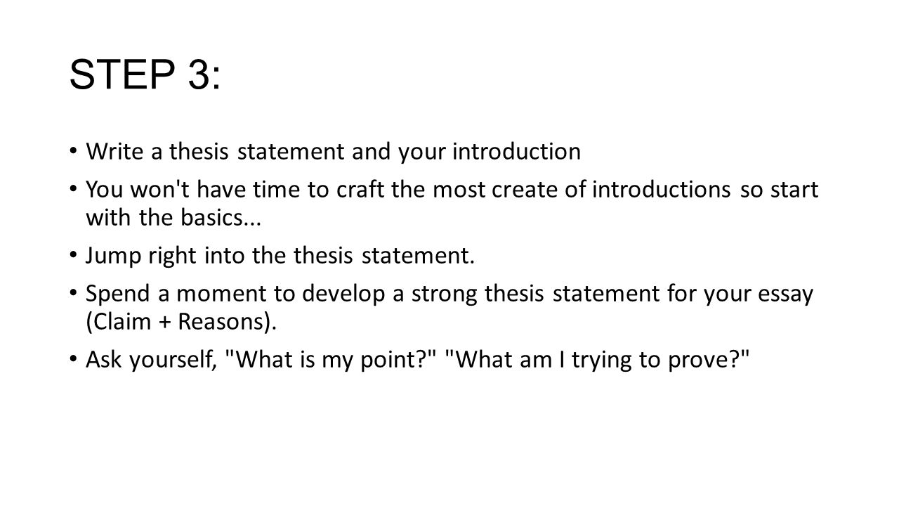 Craft thesis statement quiz pdf