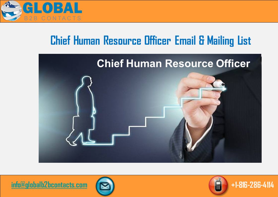 Chief Human Resource Officer  & Mailing List Chief Human Resource Officer