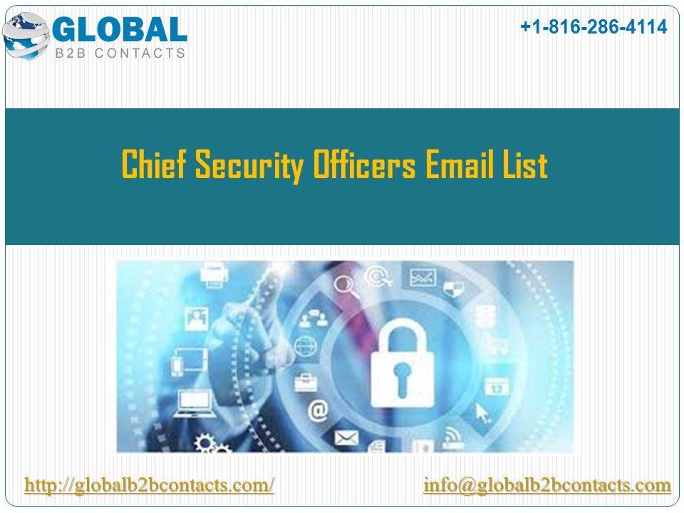 Chief Security Officers  List
