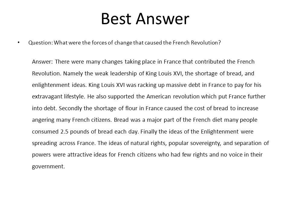 Causes of the french revolution essay topics