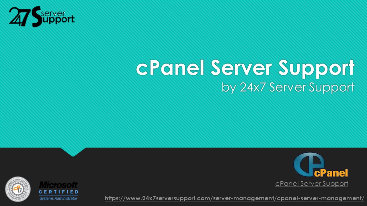 cPanel Server Support by 24x7 Server Support   cPanel Server Support