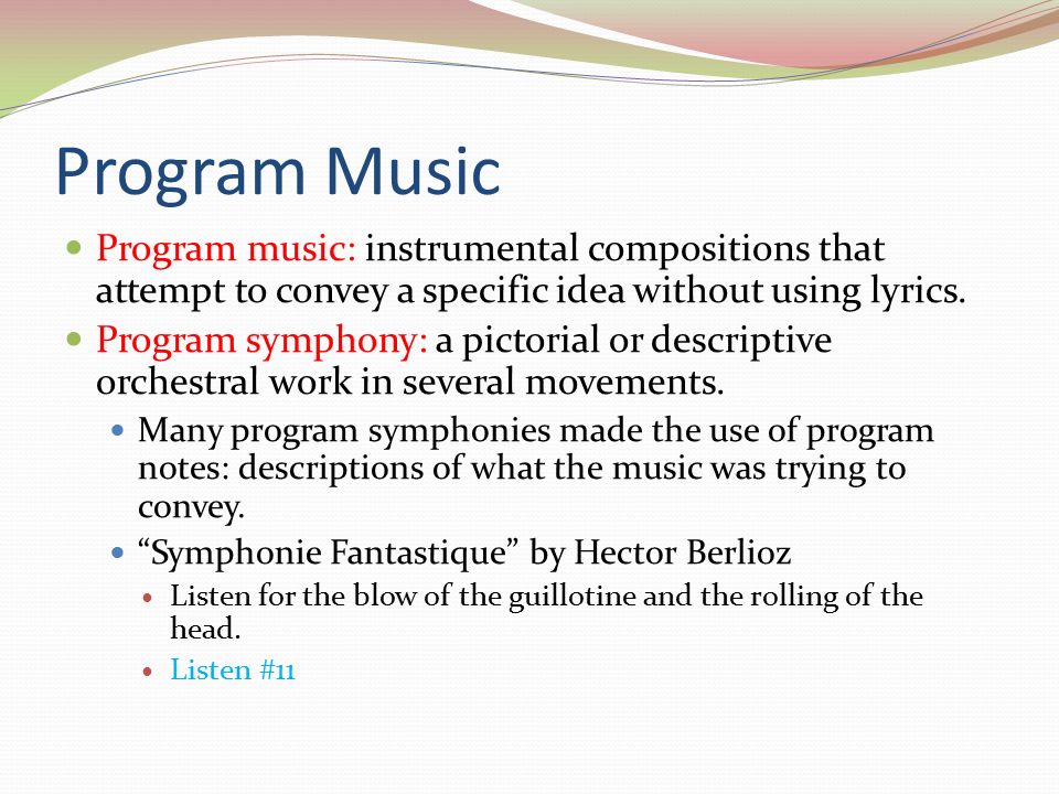 romantic period music
