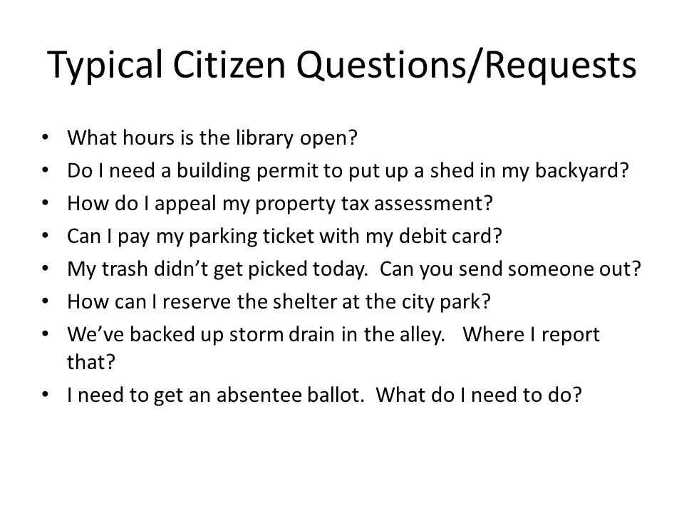 customer service questions
