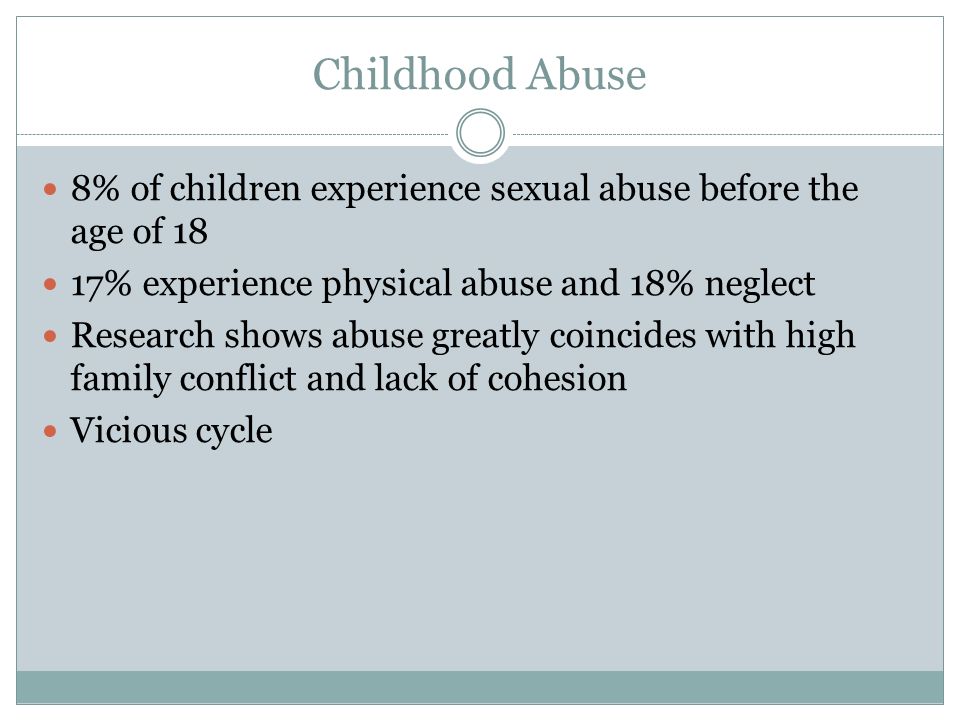 Research paper about physical child abuse