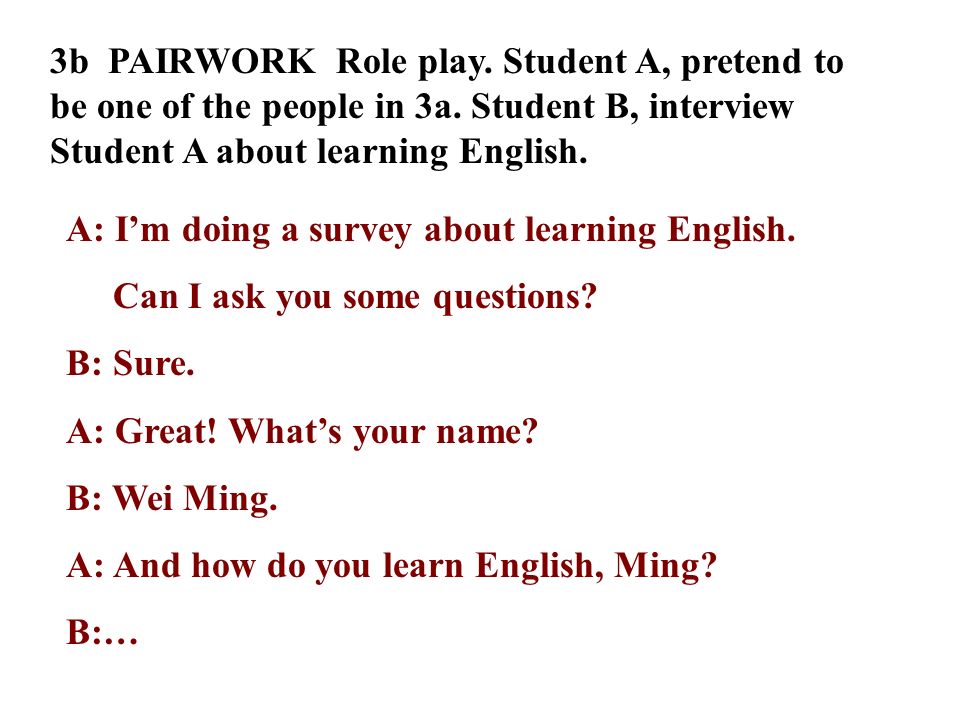 请根据课文内容判断下列句子的正 (T) 误 (F): ( )1. Many students thought the best way to learn English is to use it.