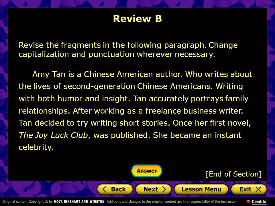 What Is A Sentence Fragment Correcting Phrase Fragments 51 End