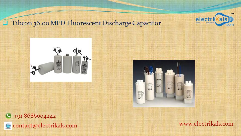  Tibcon MFD Fluorescent Discharge Capacitor
