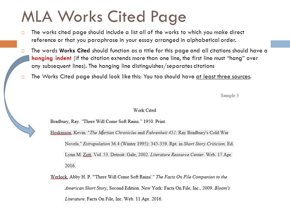 Mla cover page and essay