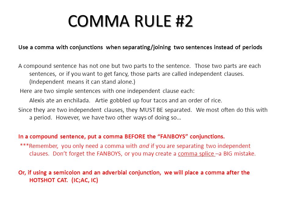 when to use a comma before but