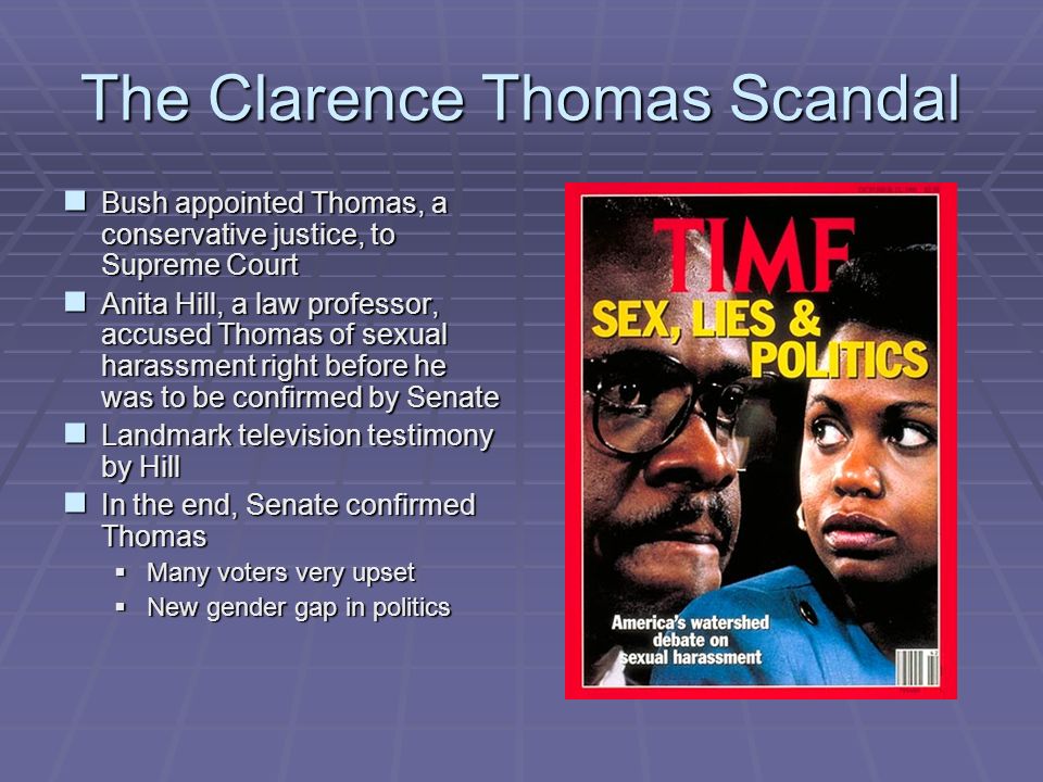 Image result for the supreme court justice thomas scandal