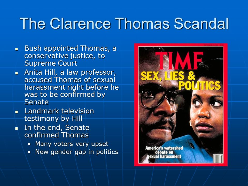 Image result for anita hill accuses supreme court pick clarence thomas