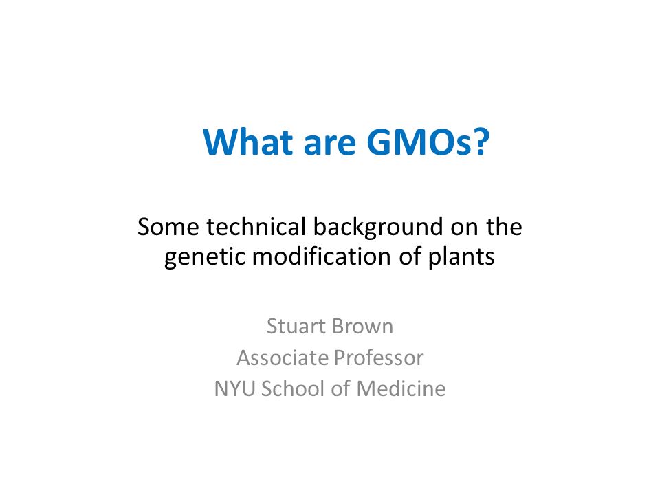 what are gmo s