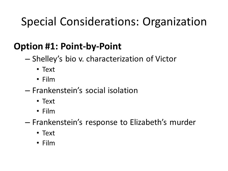 essay on frankenstein