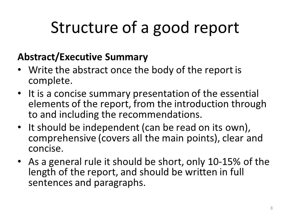 How To Write A Dissertation Executive Summary