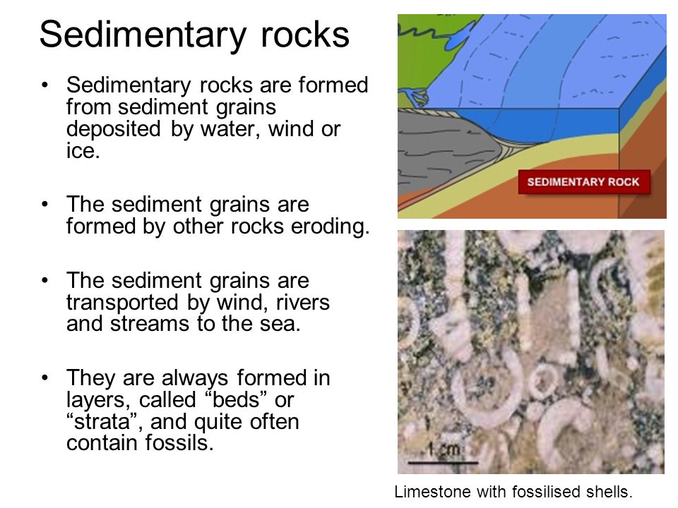 How are sedimentary rocks formed?