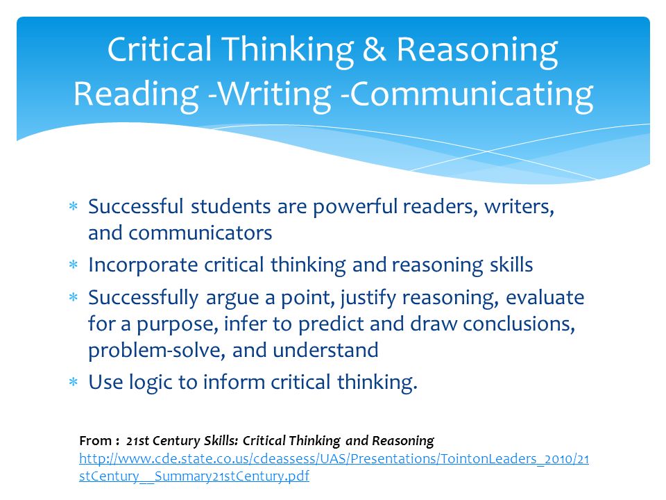 Critical Thinking For Students Pdf