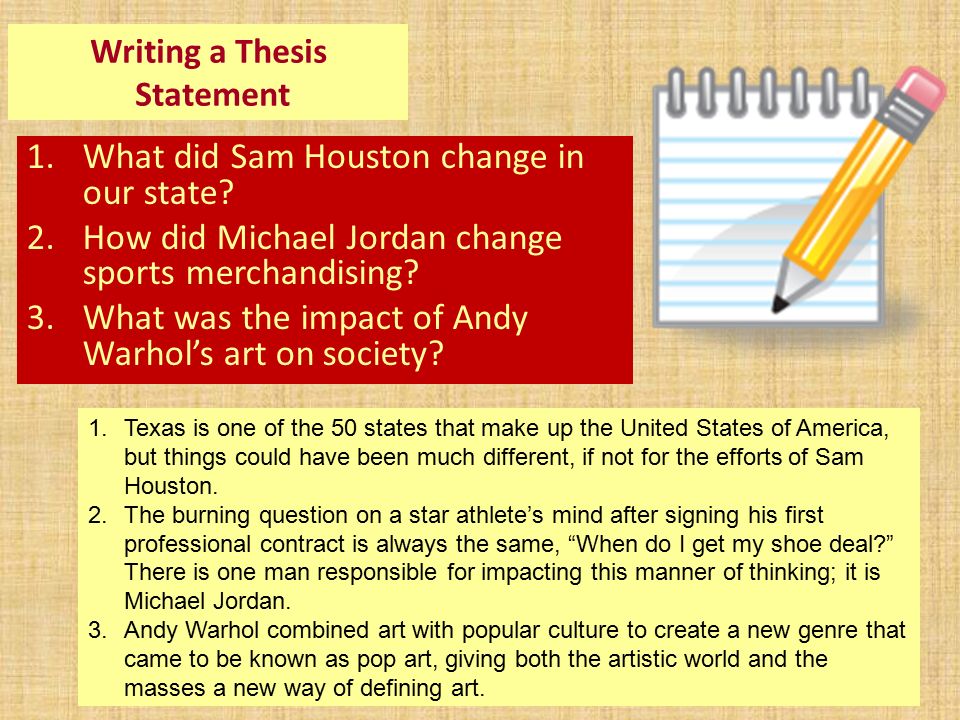 making a thesis statment How can the answer be improved. making a thesis statment How can the answer be improved.