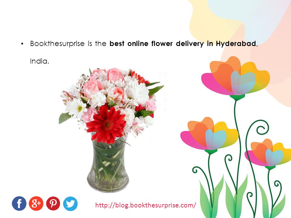 Bookthesurprise is the best online flower delivery in Hyderabad, India.