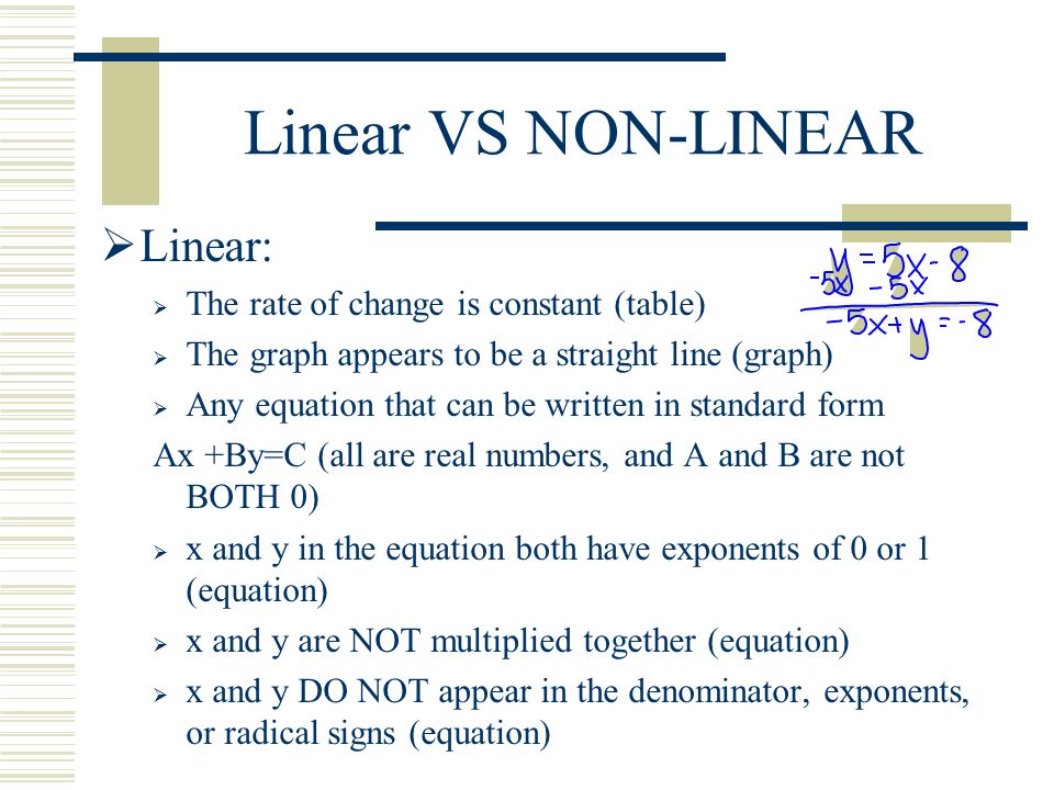 Linear And Nar Functions Identifying On Tables 3 Linear