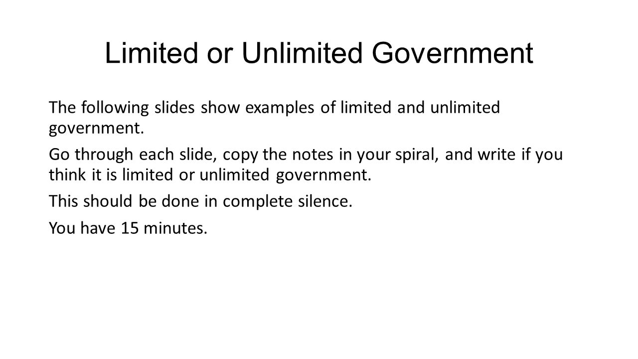 Worksheets Limited And Unlimited Government Worksheet forms of government unit 2 lesson 5 do not keep this power point limited or unlimited the following slides show examples and go