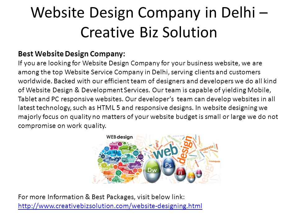 Website Design Company in Delhi – Creative Biz Solution Best Website Design Company: If you are looking for Website Design Company for your business website, we are among the top Website Service Company in Delhi, serving clients and customers worldwide.