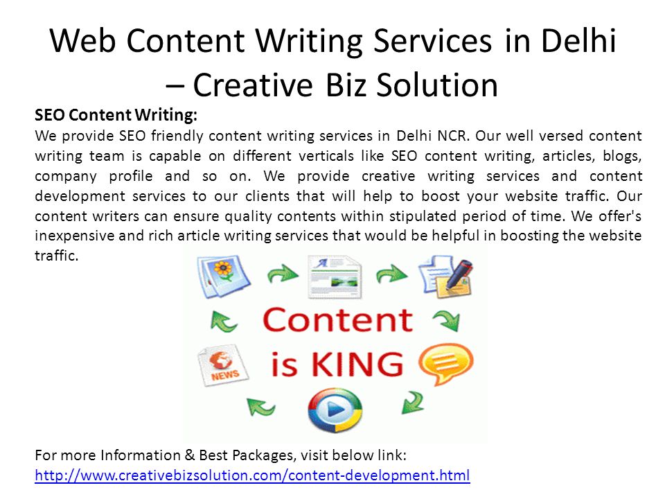 Web Content Writing Services in Delhi – Creative Biz Solution SEO Content Writing: We provide SEO friendly content writing services in Delhi NCR.