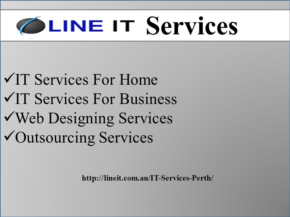 IT Services For Home IT Services For Business Web Designing Services Outsourcing Services Services