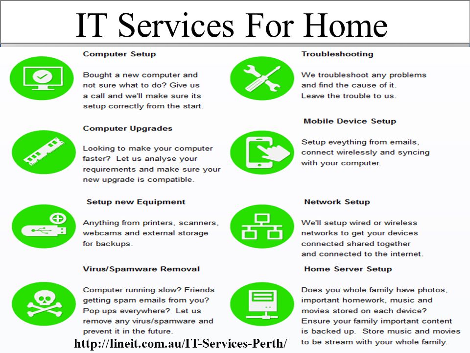 IT Services For Home