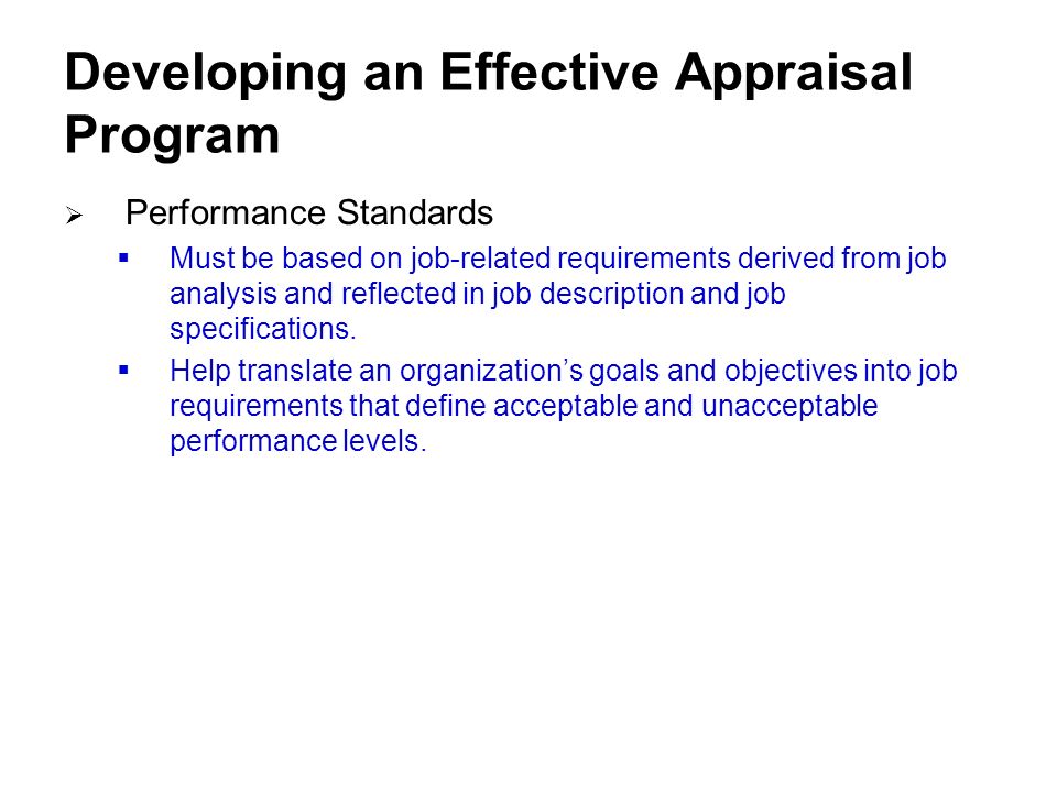 job related goals