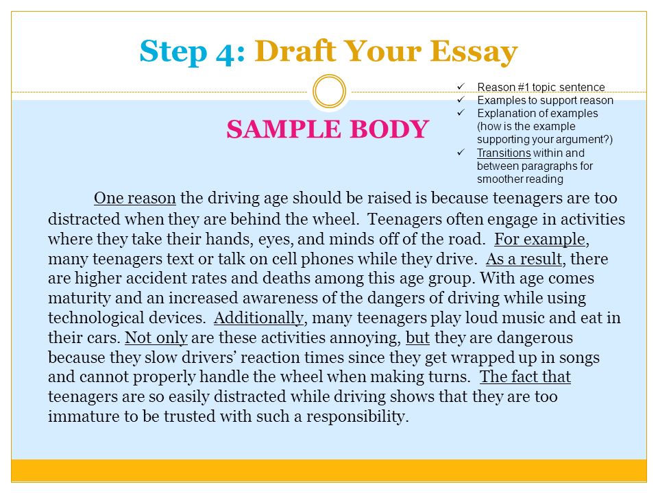 Essays driving age should raised