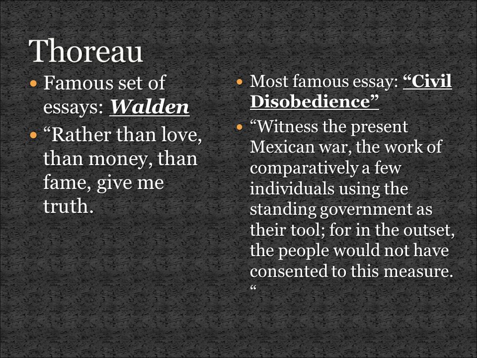 Famous Essays