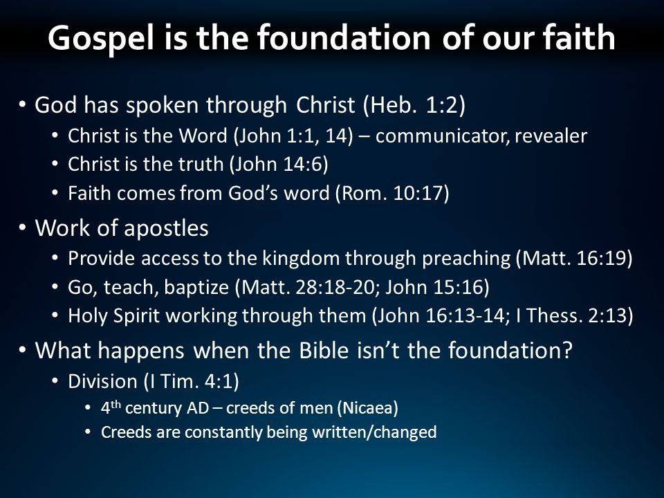 the apostles as the foundation of the churches of god Therefore i maintain that when the apostle here speaks of the foundation of god that god does not build the church on an arminian foundation god will not. the apostles as the foundation of the churches of god Therefore i maintain that when the apostle here speaks of the foundation of god that god does not build the church on an arminian foundation god will not.