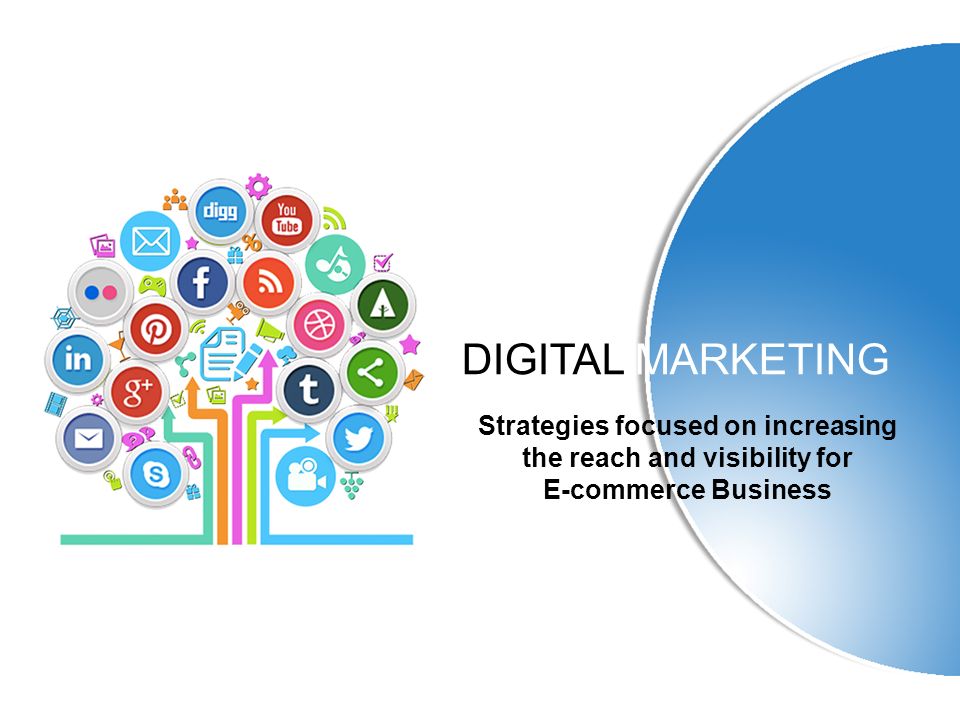 DIGITAL MARKETING Strategies focused on increasing the reach and visibility for E-commerce Business