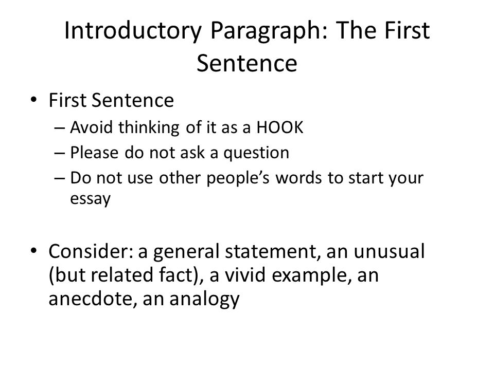 How To Start A Paragraph In An Essay